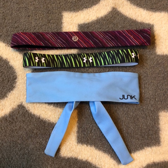 lululemon athletica Other - Headband Mix - Lululemon, Under Armor, and Junk